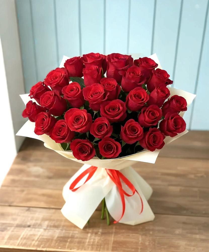 Букет 29 Красных роз в Ровеньках