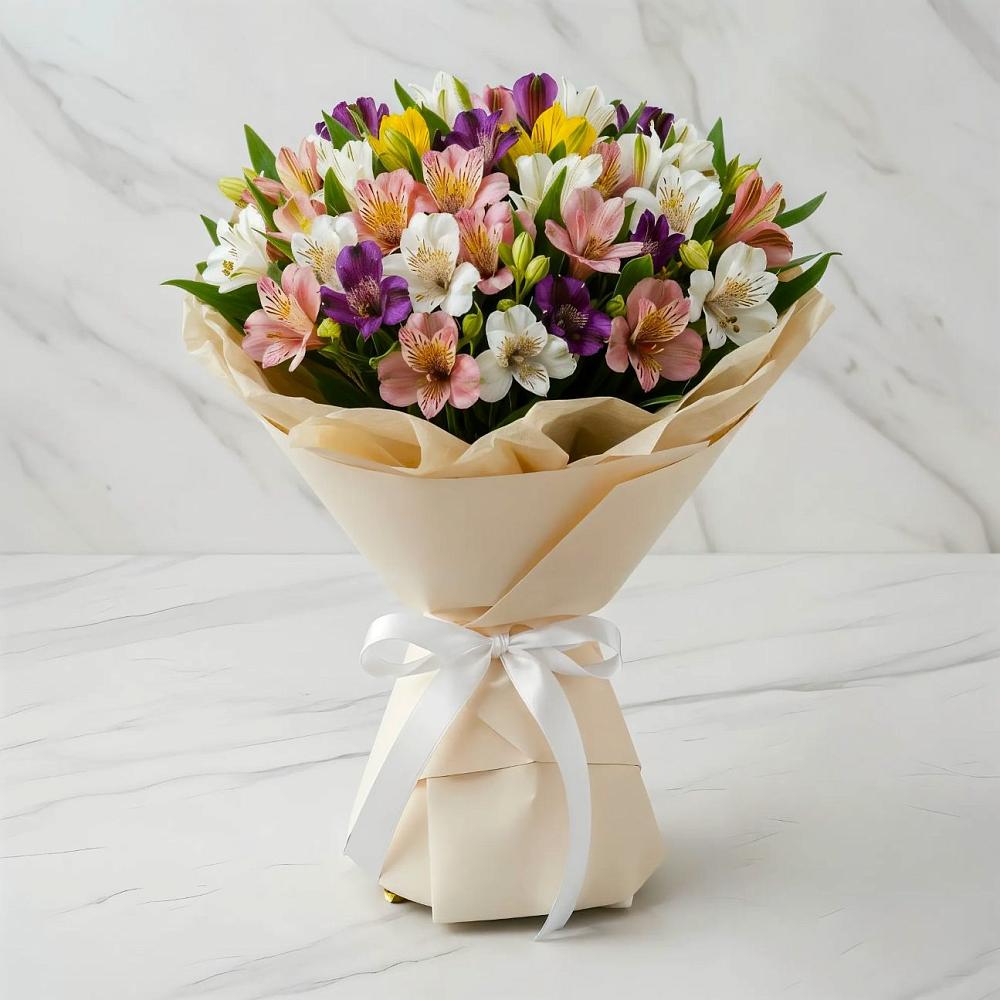 Букет цветов из: Альстромерии в Ровеньках