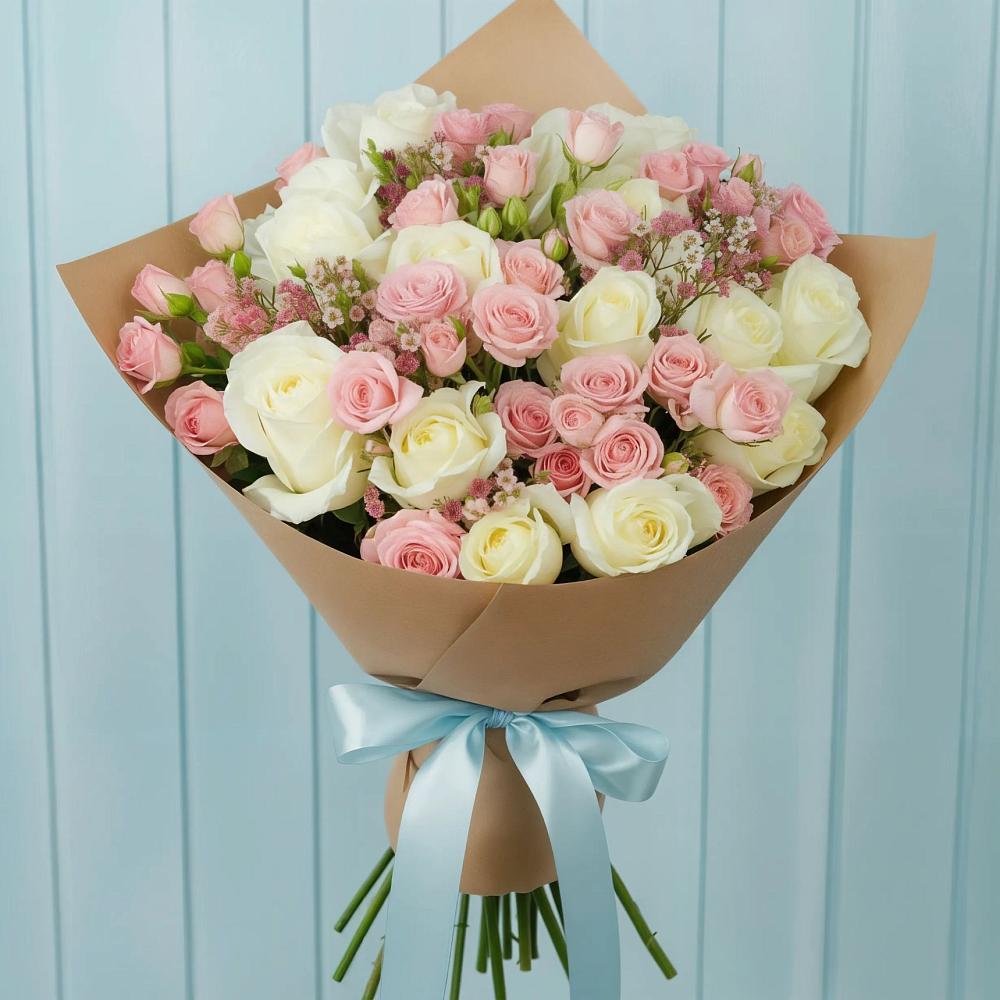 Букет цветов из: Розы в Ровеньках