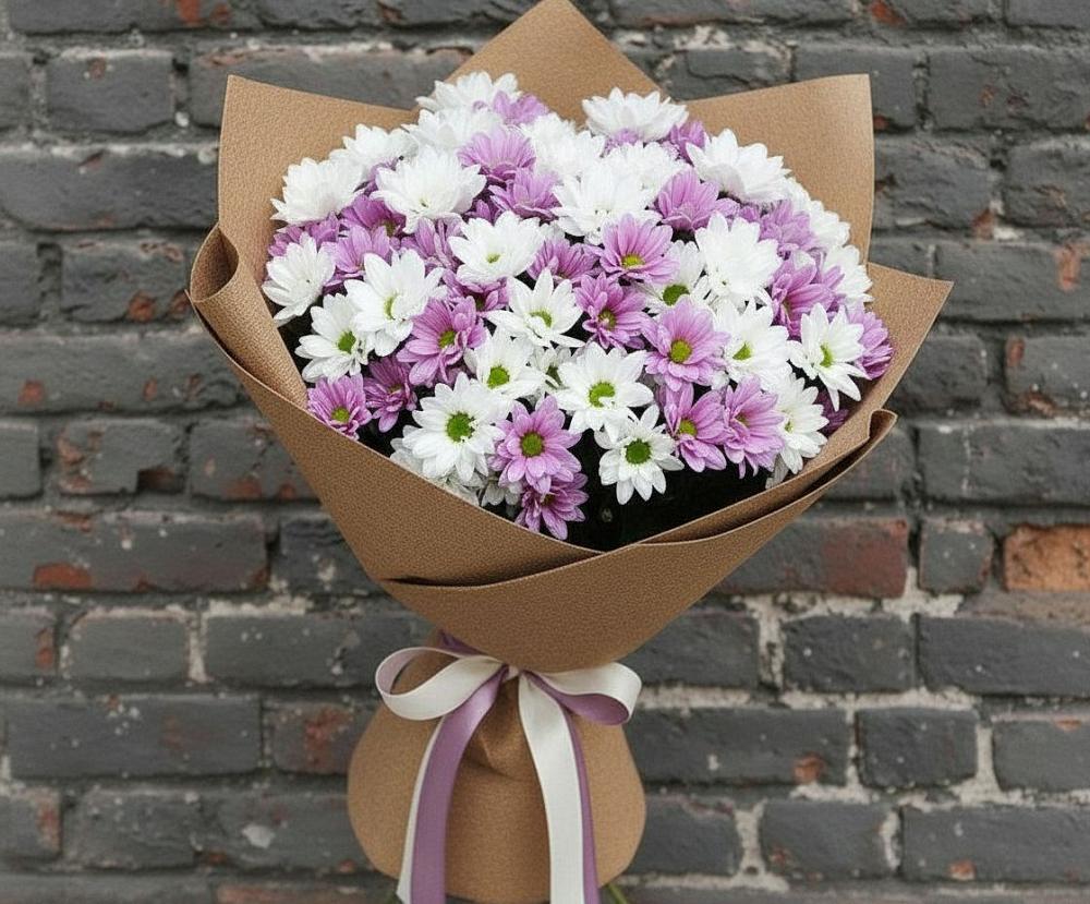 Букет цветов из: Хризантемы в Ровеньках