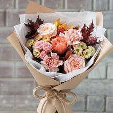 Букет цветов из:  Гвоздики, Хризантемы и Розы в Ровеньках