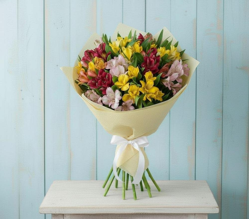 Букет цветов из: Альстромерии в Ровеньках