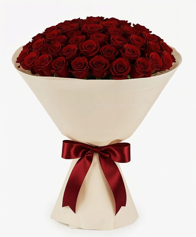 Букет 101 Бордовая роза Блэк Бакарра в Ровеньках