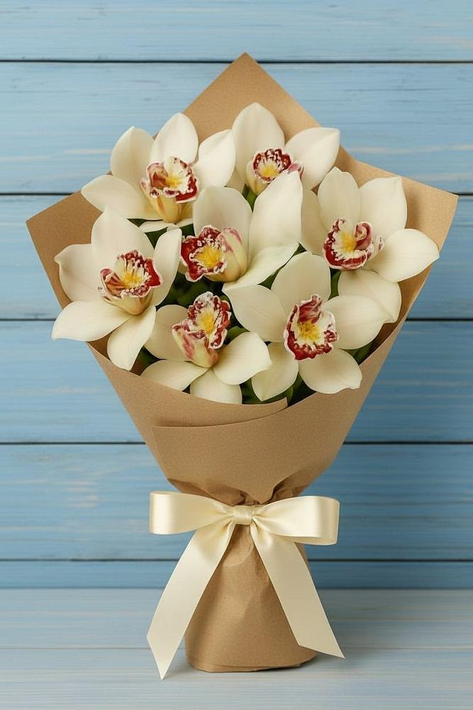 Букет цветов из: Орхидеи и Розы в Ровеньках