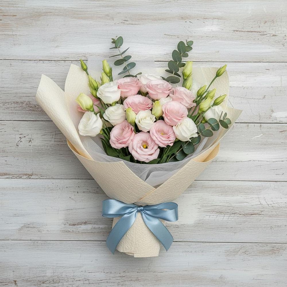 Букет цветов из: Лизиантусы в Ровеньках